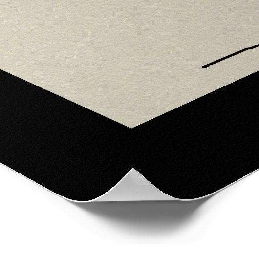 BELIEVE zum LIVE-Platz mit schwarzer Grenze Poster (Ecke)