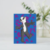 Belinda Badger Postkarte (Stehend Vorderseite)