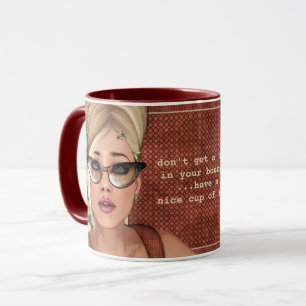 Belinda-BienenstockRetro Chic-Gewohnheits-Tassen Tasse