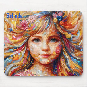 BELINDA ~ Glücklicher Geburtstag ~ Sequin Girl ~ Mousepad