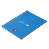 Belinda Herz Blau Notizblock (Linke Seite)