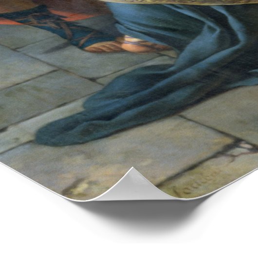 Belisarius Begging for Alms, 1781 Poster (Ecke)