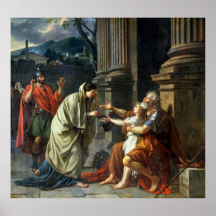 Belisarius Begging for Alms, 1781 Poster