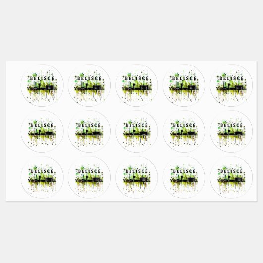 Belišće Croatia Etiketten (Blatt)