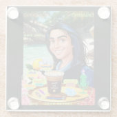 Belissima. Glasuntersetzer (Rückseite)