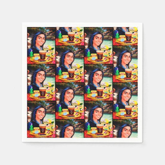 Belissima. Serviette (Vorderseite)