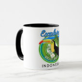Belitung Indonesien - Reiselogo Tasse (Vorderseite Links)