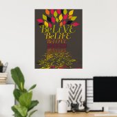 BeLiVE BeLiFE BeLOVE Poster (Heimbüro)