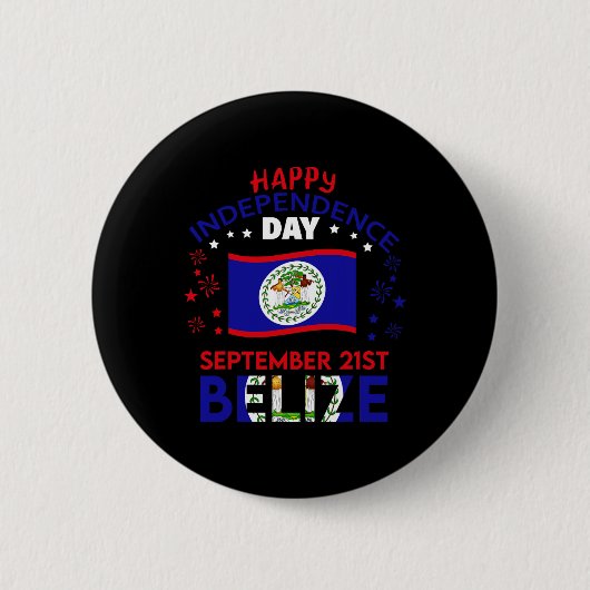 Belize 43. Unabhängigkeitstag Belize Belize Pride Button (Vorderseite)