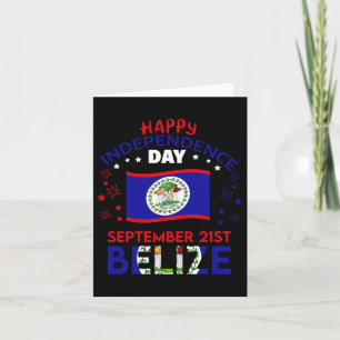 Belize 43. Unabhängigkeitstag Belize Belize Pride  Karte