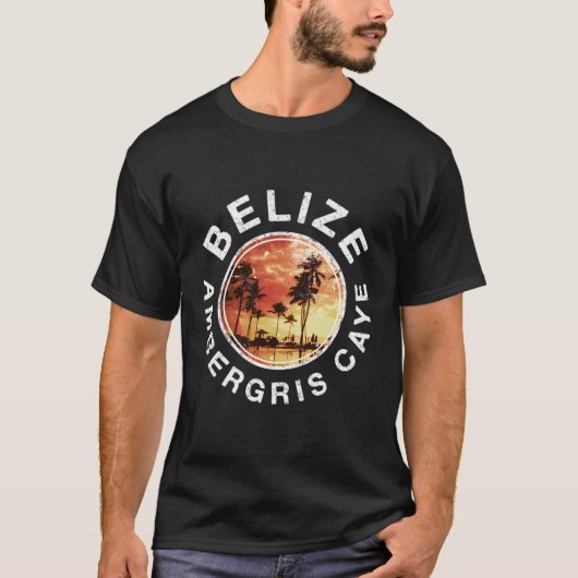 Belize Ambergris Caye T-Shirt (Vorderseite)