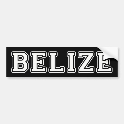 Belize Autoaufkleber (Vorne)