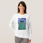 Belize, Barrier Reef, Insel ohne Namen oder Kai. T-Shirt (Vorne ganz)