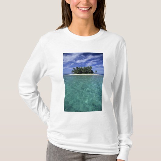 Belize, Barrier Reef, Insel ohne Namen oder Kai. T-Shirt (Vorderseite)