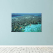 Belize, Barrier Reef, Lighthouse Reef, Blau Leinwanddruck (Insitu (Holzboden))