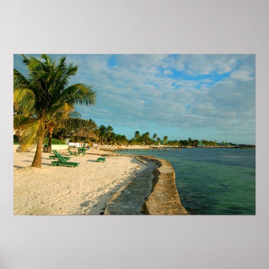 Belize Beach Poster (Vorne)