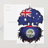 Belize Belizean Australian Australia Tree Roots Postkarte (Vorne/Hinten)