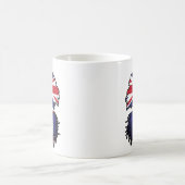 Belize Belizean British UK Tree Roots Flag Kaffeetasse (Mittel)