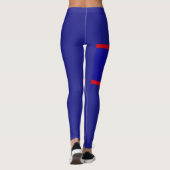 Belize Belizean Kriol Flagge Leggings (Rückseite)