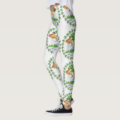 Belize Belizean Kriol Flagge Leggings (Links)