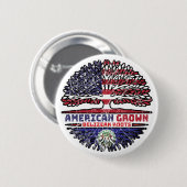 Belize Belizean US American USA United States Tree Button (Vorne & Hinten)