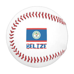 Belize Belizeanische Flagge Personalisiert  Baseball