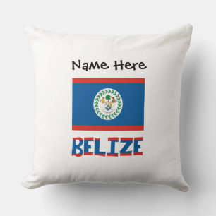 Belize Belizeanische Flagge Personalisiert Kissen