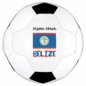 Belize Belizer Flagge Personalisiert Fußball (Vorderseite)