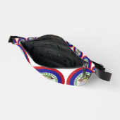 Belize Belizianische Flagge Bauchtasche (Offen)