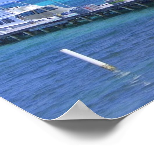 Belize Boote Poster (Ecke)