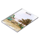 Belize Caribbean Beach Landschaft Notizblock (Linke Seite)