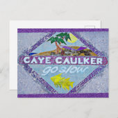 Belize Caye Caulker Langsames Reisen Postkarte (Vorne/Hinten)