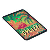 Belize Central America Vintag Tropical 1950s Magnet (Rechte Seite)