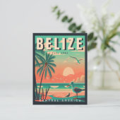 Belize Central America Vintag Tropical 1950s Postkarte (Stehend Vorderseite)