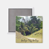 Belize City, Belize Magnet (Vorderseite/Rückseite)