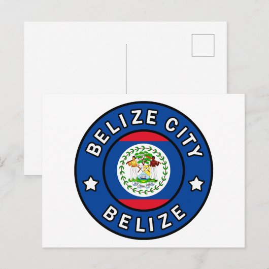 Belize City Belize Postkarte (Vorne/Hinten)