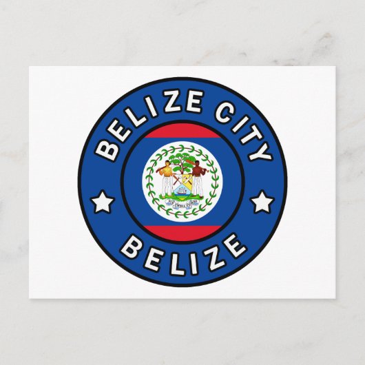 Belize City Belize Postkarte (Vorderseite)