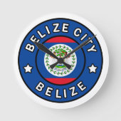 Belize City Belize Runde Wanduhr (Vorderseite)