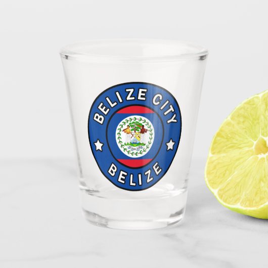 Belize City Belize Schnapsglas (Vorderseite)