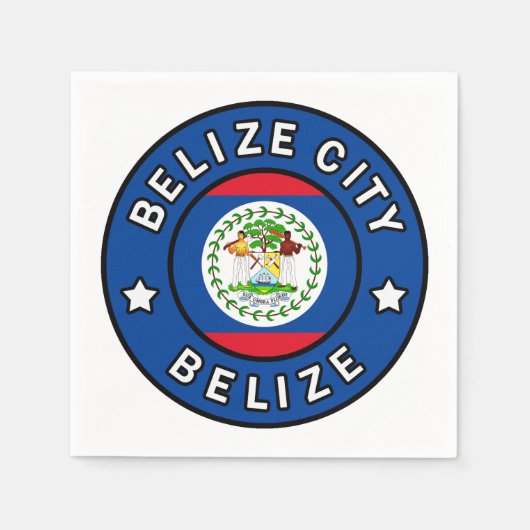 Belize City Belize Serviette (Vorderseite)