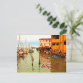 Belize City Hafen Postkarte (Stehend Vorderseite)