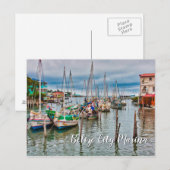 Belize City Hafen und Marina Postcard Postkarte (Vorne/Hinten)
