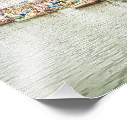 Belize City Harbour Foto Art Print (Ecke)