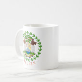 Belize Coat of Arms Coffee Tasse (Vorderseite Links)