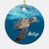 Belize Custom Christmas Ornament (Vorne)