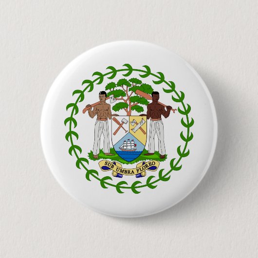 Belize-Emblem Button (Vorderseite)