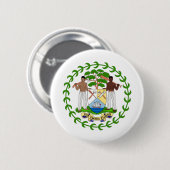 Belize-Emblem Button (Vorne & Hinten)