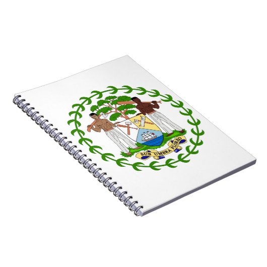 Belize-Emblem Notizblock (Rechte Seite)