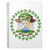 Belize-Emblem Notizblock (Vorderseite)