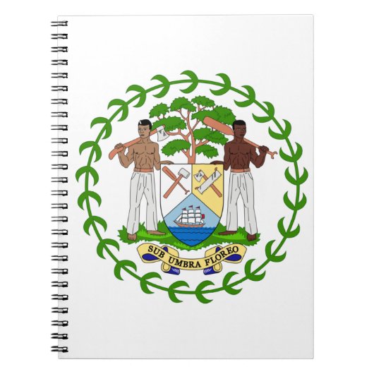 Belize-Emblem Notizblock (Vorderseite)